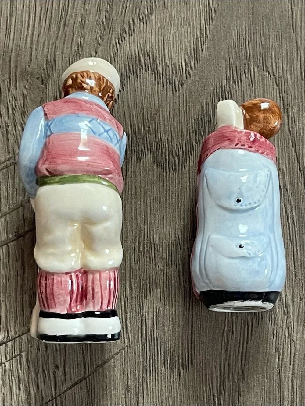 Midwest of Cannon Falls Golfer Bag Green Salt and Pepper Shakers